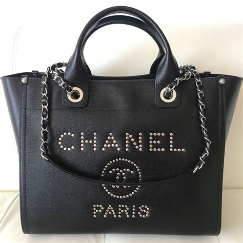 chanel deauville tote bag